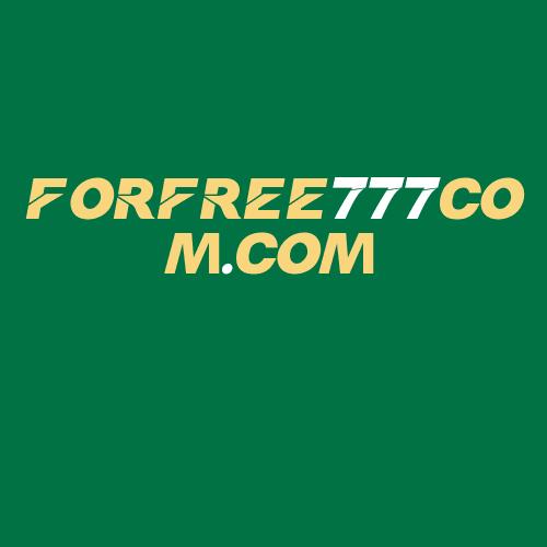 Logo da FORFREE777COM